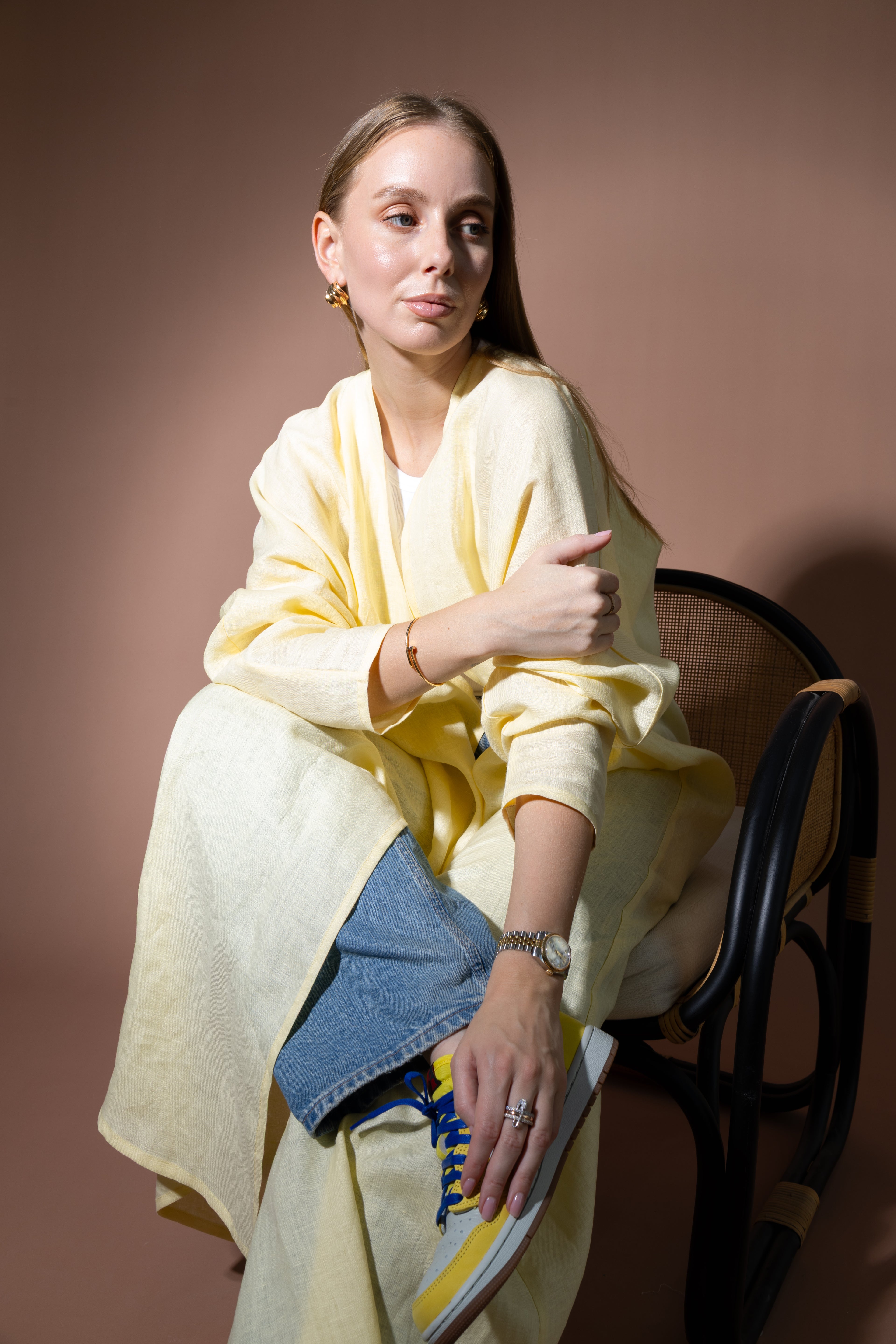 Every day Linen in butter Yellow