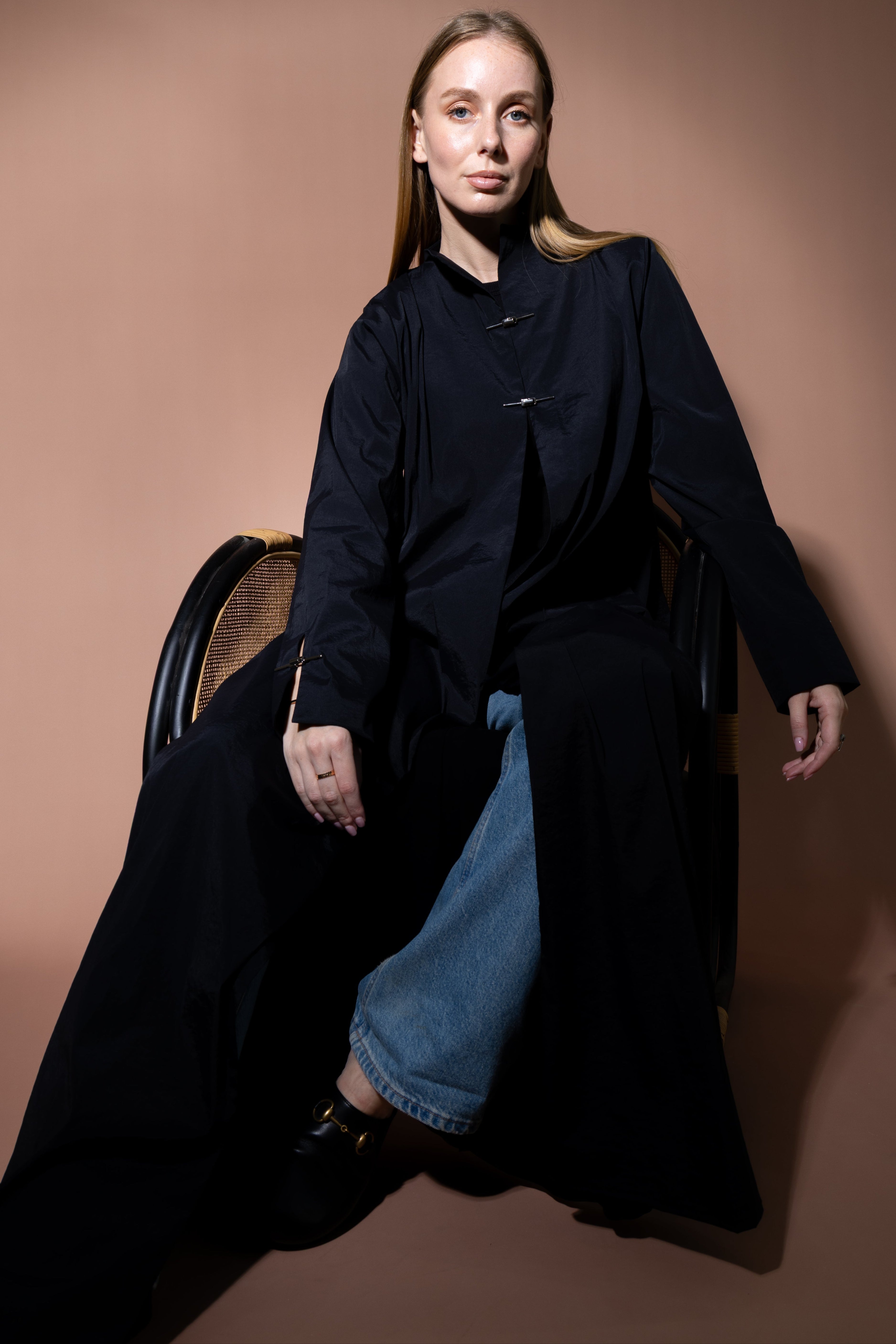 The UV Buckle Abaya in Black