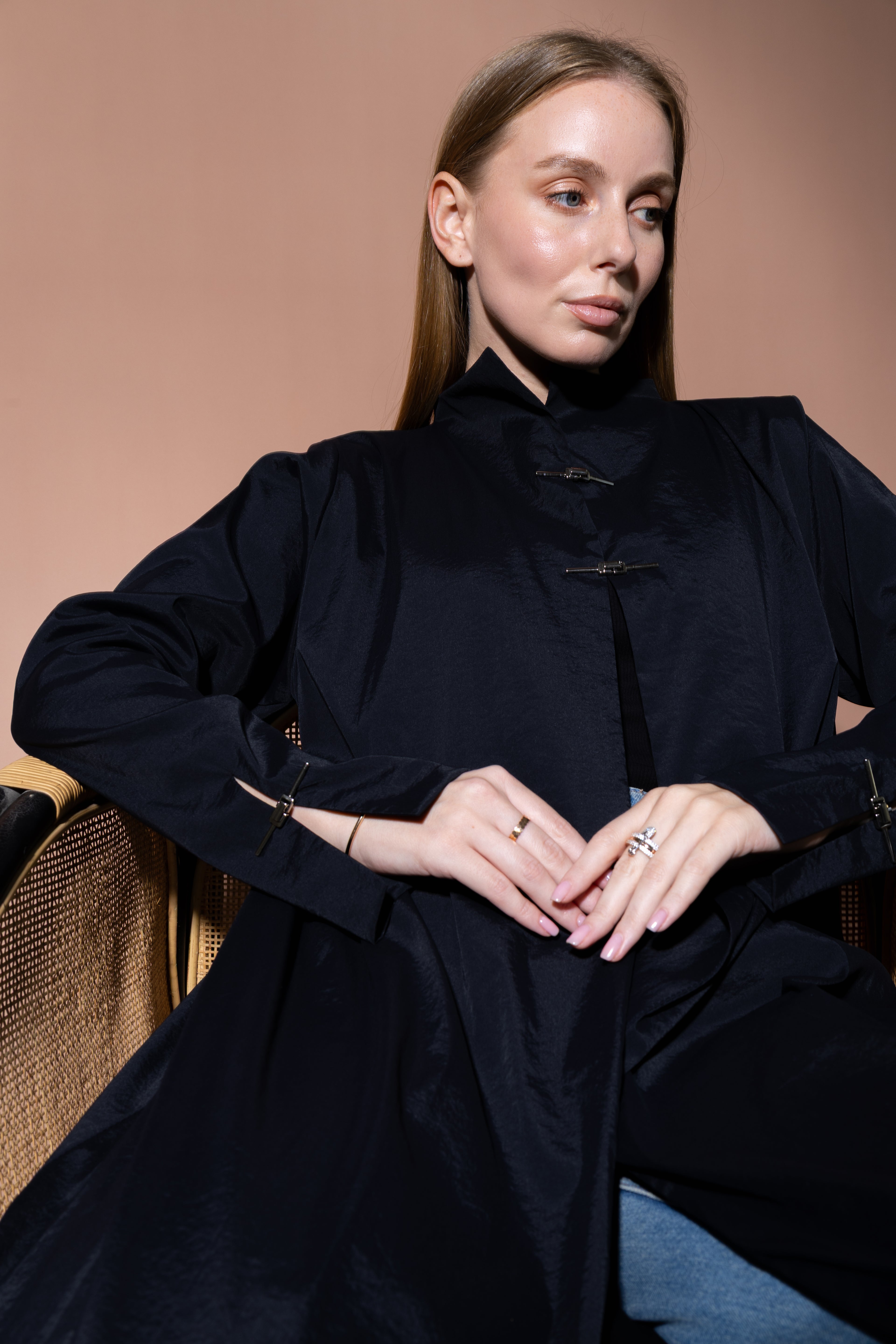 The UV Buckle Abaya in Black
