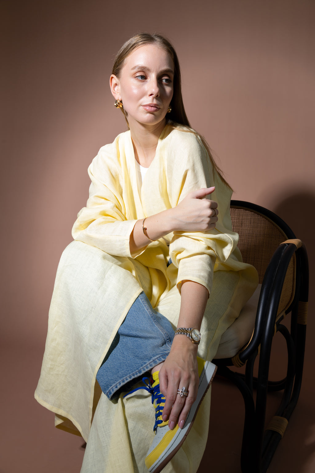 Every day Linen in butter Yellow